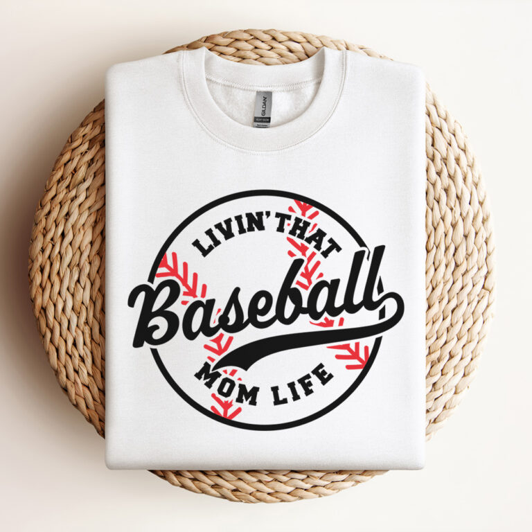 Livin That Baseball Mom Life SVG Baseball Mom Life Tshirt quote 3