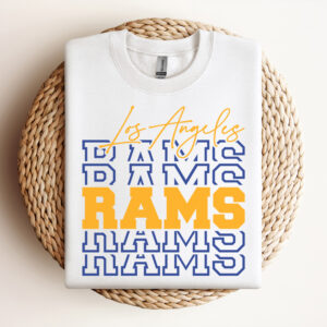 Los Angeles Rams SVG NFL Football Team T shirt Retro Design SVG Cut Files Cricut 3