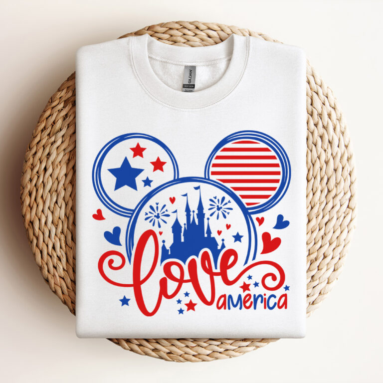 Love America Ears SVG 3