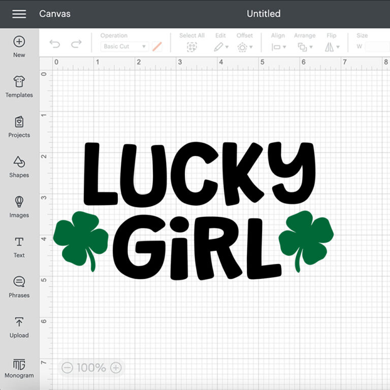 Lucky Girl SVG 2