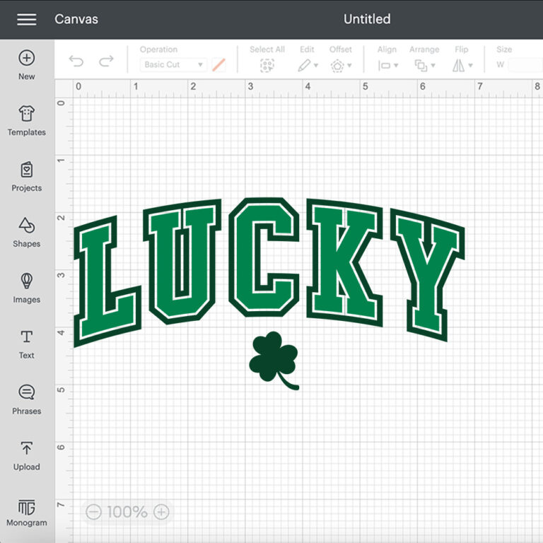 Lucky SVG St Patricks Day Green Clover T shirt Design SVG PNG Cut Files 2