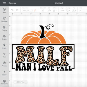 MILF Man I Love Fall SVG Thanksgiving Pumpkin Leopard Print T shirt design SVG 2