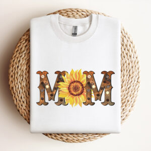 MOM Sunflower Rustic PNG Sublimation 3