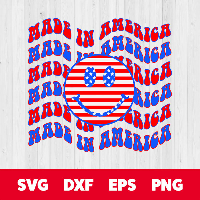 Made In America Smile Design July 4th Design Stars And Stripes 1
