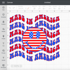 Made In America Smile Design July 4th Design Stars And Stripes 2