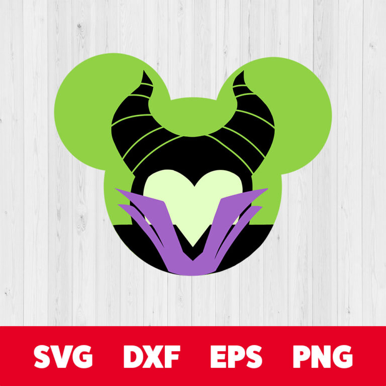 Maleficent Mouse Head SVG Maleficent SVG Villains SVG 1