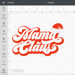 Mama Claus SVG Christmas Gift Idea T shirt Duo Design SVG Cut Files Cricut 2