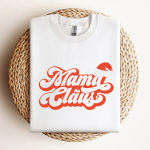 Mama Claus SVG Christmas Gift Idea T shirt Duo Design SVG Cut Files Cricut 3