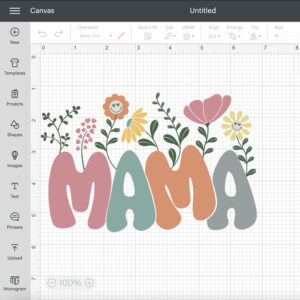 Mama flower SVG Retro Mothers Day SVG Mothers Day SVG 2
