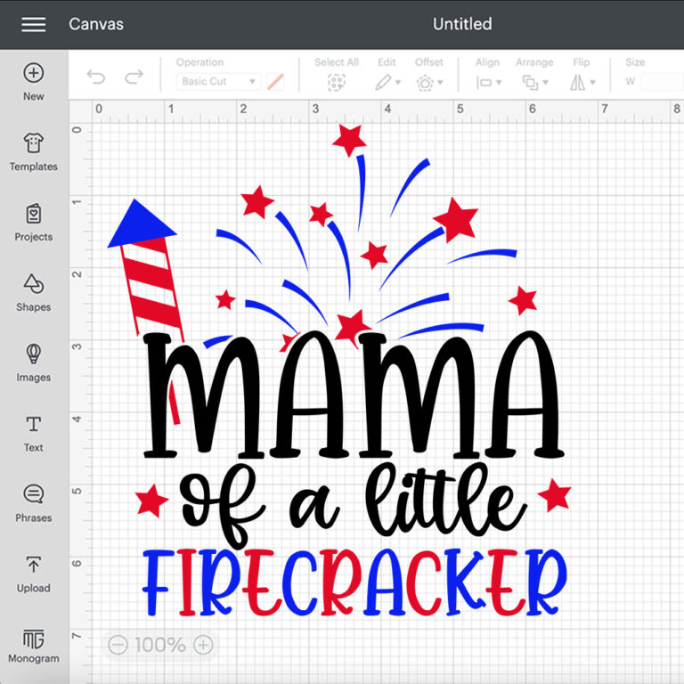 Mama of a Little Firecracker SVG 4th of July Celebration SVG cut files 2