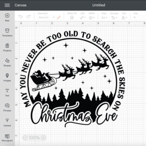 May You Never Be Too Old To Search The Skies On Christmas Eve SVG 2