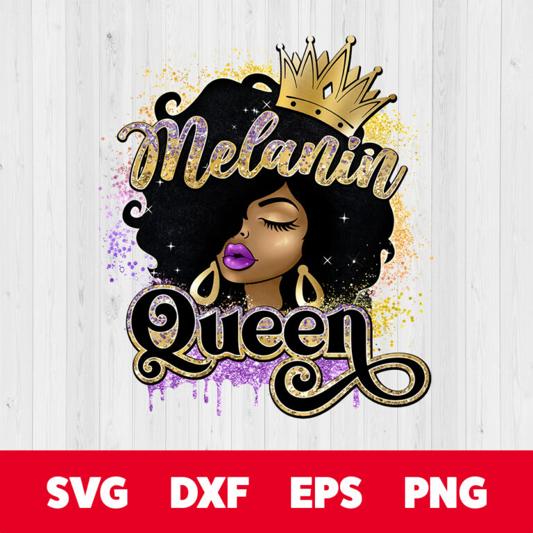 Melanin Queen PNG Black Girl PNG 1