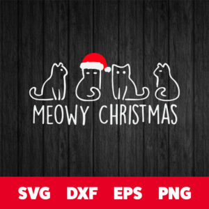 Meow Christmas SVG 1