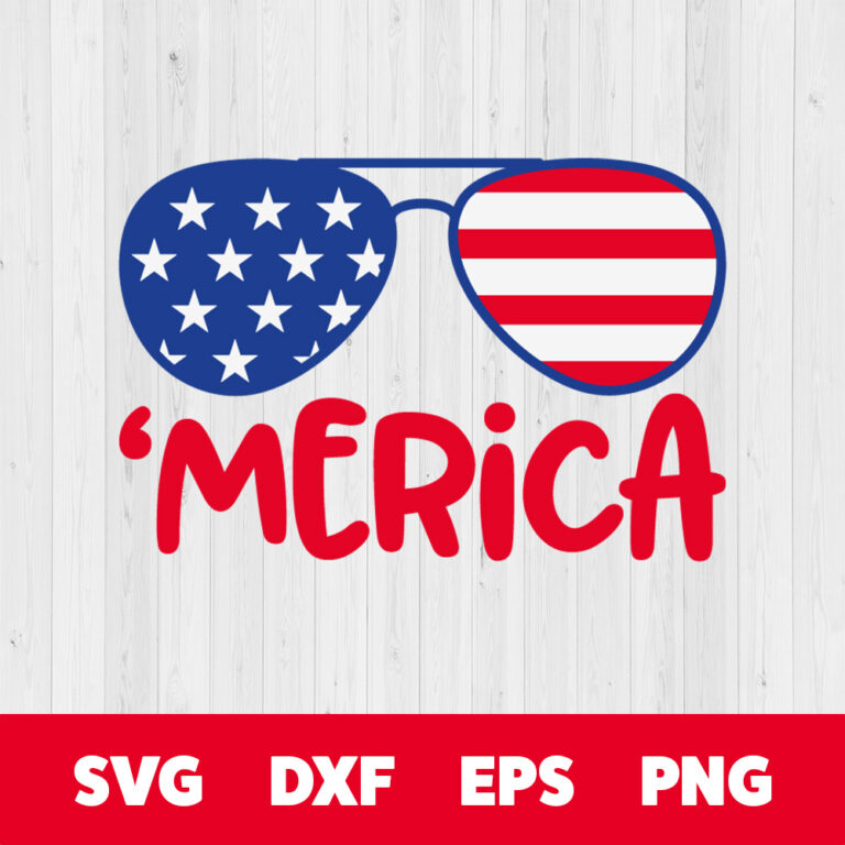 Merica SVG American Independence Day T Shirt Cricut cut files 1