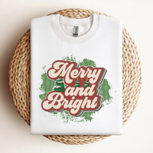 Merry And Bright PNG Sublimation Christmas PNG Holiday Season 3