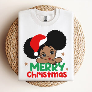 Merry Christmas Black Girl SVG 3