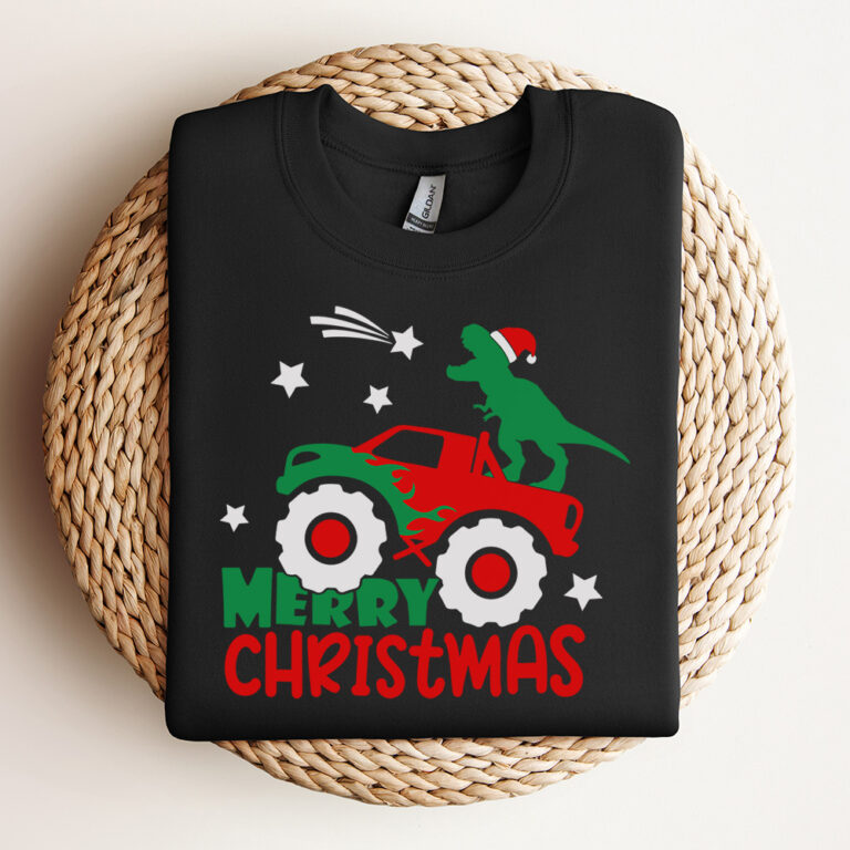 Merry Christmas Monster Truck SVG 3