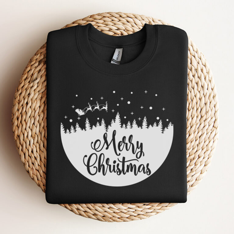 Merry Christmas SVG Christmas Door Round Sign Design SVG Cut Files Cricut 3