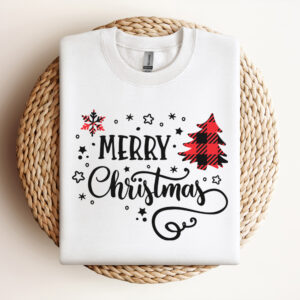 Merry Christmas Tree Snowflake Winter Holiday SVG 3