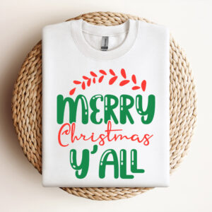 Merry Christmas Yall SVG T shirt Design SVG 3