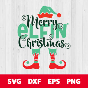 Merry Elfin Christmas SVG 1