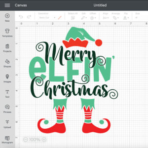 Merry Elfin Christmas SVG 2