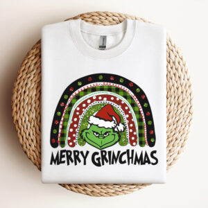 Merry Grinchmas Rainbow PNG Grinch PNG Merry Christmas PNG 3