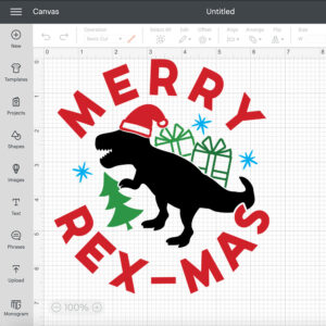 Merry Rex Mas SVG Christmas SVG 2
