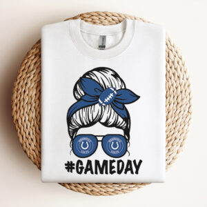 Messy Bun Indianapolis Colts SVG Indianapolis Colts Fan SVG 3