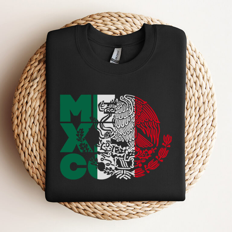 Mexico Eagle Flag SVG Coat of Arms T shirt Design SVG Cut Files Cricut Silhouette 3