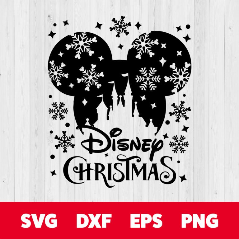 Mickey Disney Christmas SVG 1