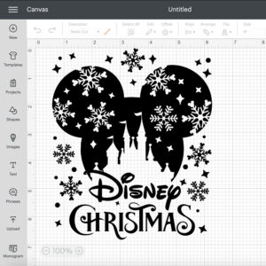 Mickey Disney Christmas SVG 2