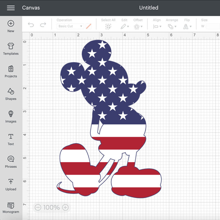 Mickey Mouse American Flag SVG Freedom SVG 4th of july SVG 2