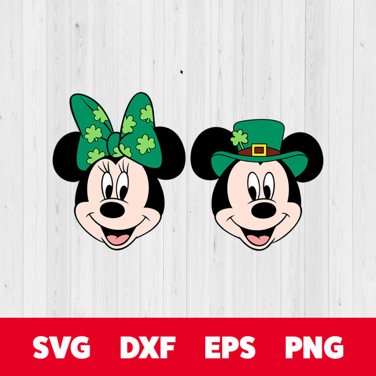 Mickey and Minnie St Patricks Day 1