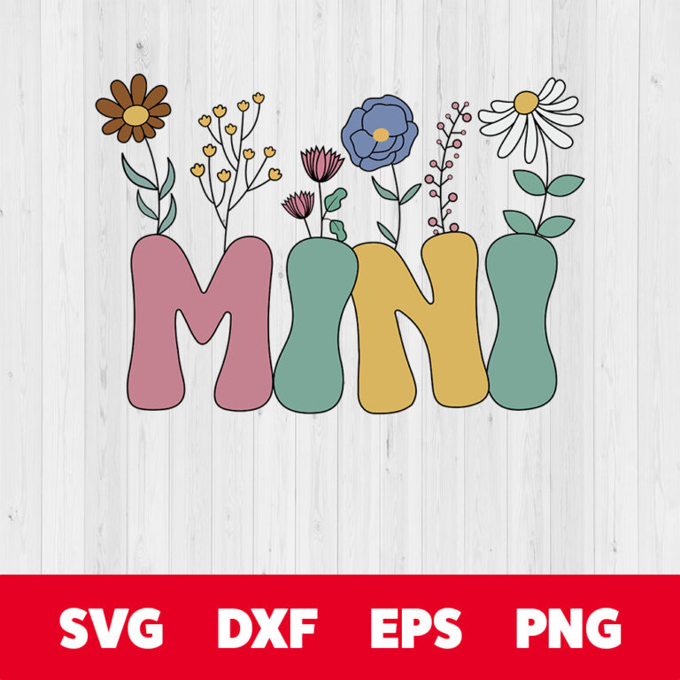 Mini Flowers SVG Mini Floral SVG Mothers Day SVG 1
