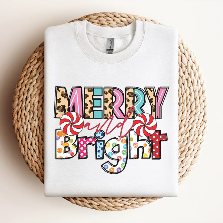 Mini Merry and Bright Christmas Holiday SVG Christmas SVG 3