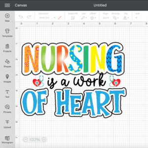 Mini Nursing is a Work of Heart PNG 2