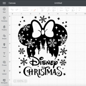 Minnie Disney Christmas SVG 2