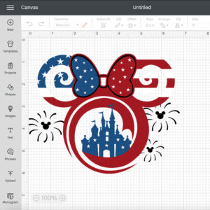 Minnie Mouse 4th of July SVG 4th of July SVG American Flag SVG 2