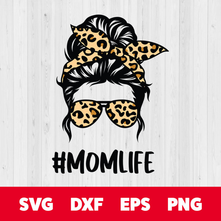 Mom Life Leopard SVG 1