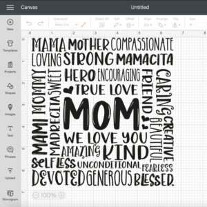 Mom Subway Art SVG Mothers Day SVG design for Cricut 2