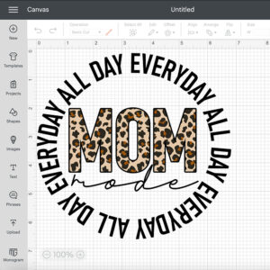 Mom mode all day everday SVG Mama Leopard SVG Mom life SVG 2