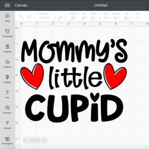 Mommys Little Cupid SVG 2