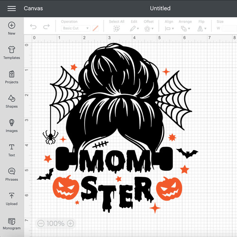 Momster SVG files for Cricut Funny Mom Halloween SVG for Shirts Spooky Mama SVG 2