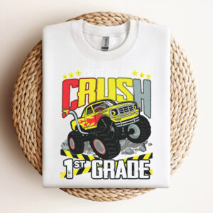 Monster Truck Ready To Crush First Grade Back To School SVG 3