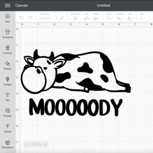 Moody Cow SVG Sleepy Cow SVG Lazy Cow Farm Girl 2