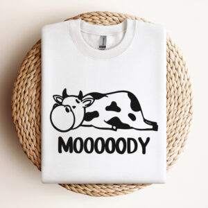 Moody Cow SVG Sleepy Cow SVG Lazy Cow Farm Girl 3