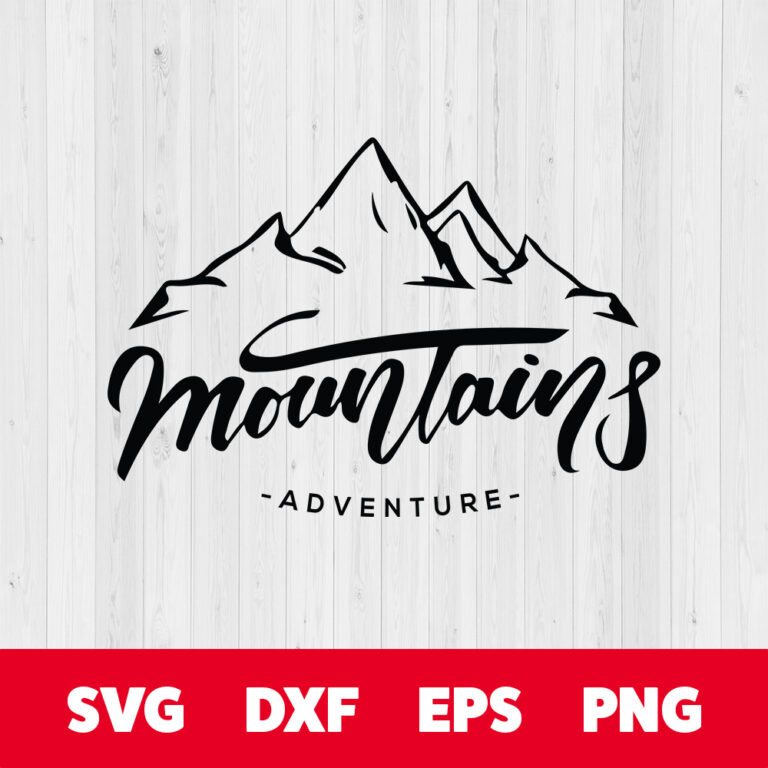 Mountains Adventure SVG Outdoor SVG Camping SVG 1