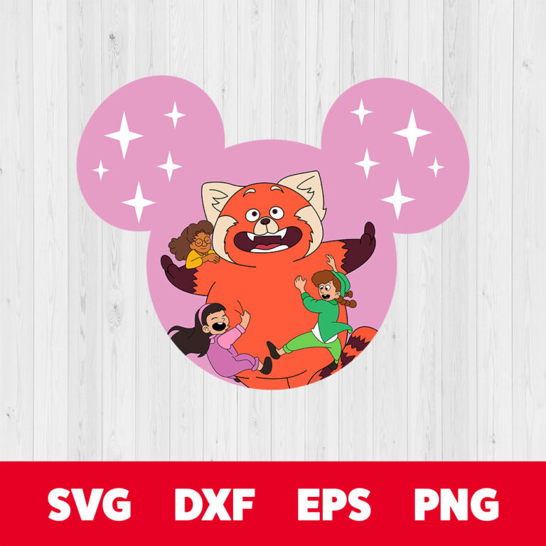 Mouse Head Turning Red SVG Turning Red SVG Turning Red Mei Lee SVG 1