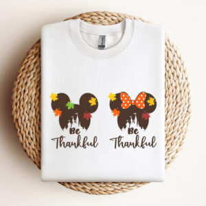 Mouse Heads Castle Be Thankful SVG Disney Thanksgiving SVG 3